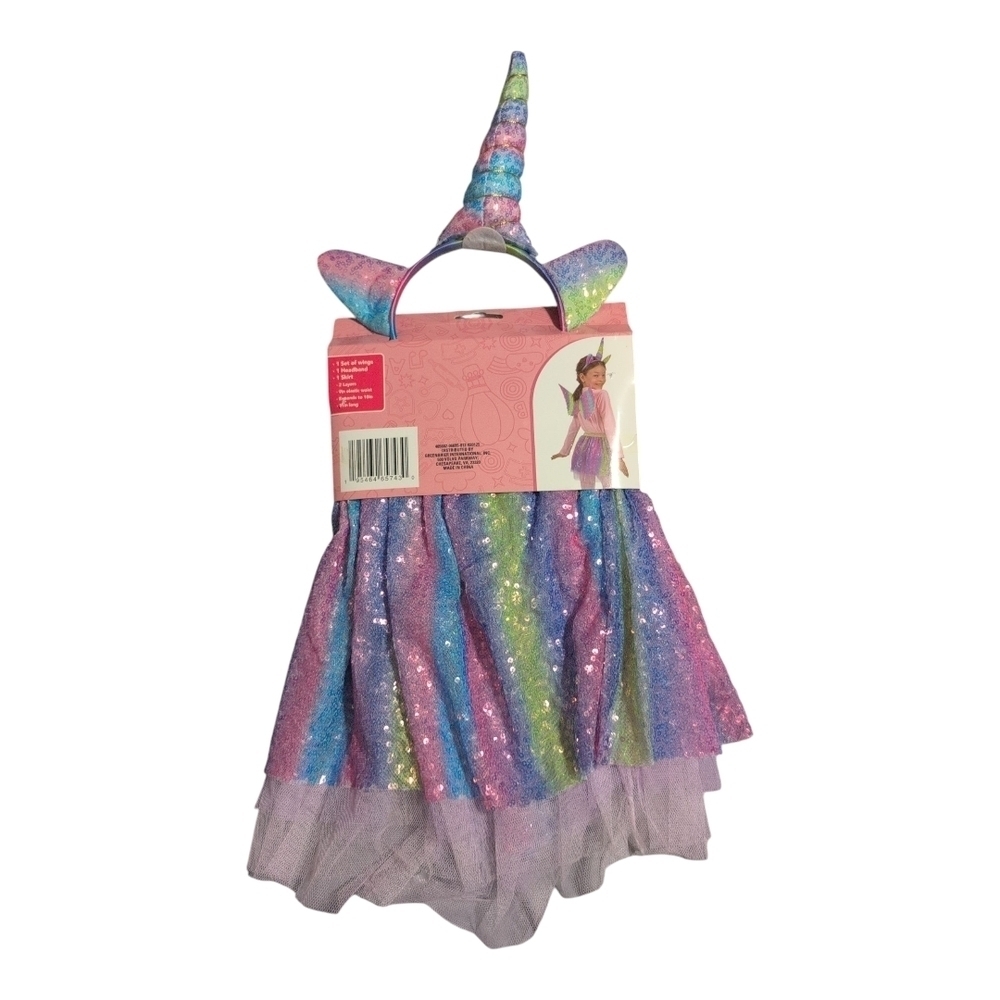 Colorful Unicorn Fantasy Costume for Kids - Picture 3 of 4